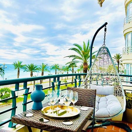 Endless Stunning Mediterranean Sea Views Promenade Des Anglais Nice Exteriér fotografie