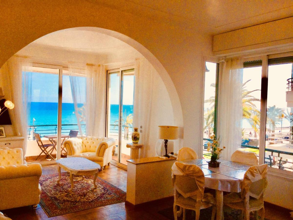 Endless Stunning Mediterranean Sea Views Promenade Des Anglais Nice Exteriér fotografie
