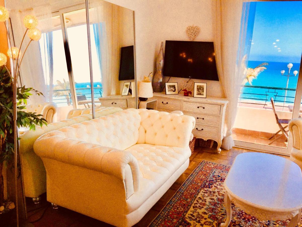 Endless Stunning Mediterranean Sea Views Promenade Des Anglais Nice Exteriér fotografie
