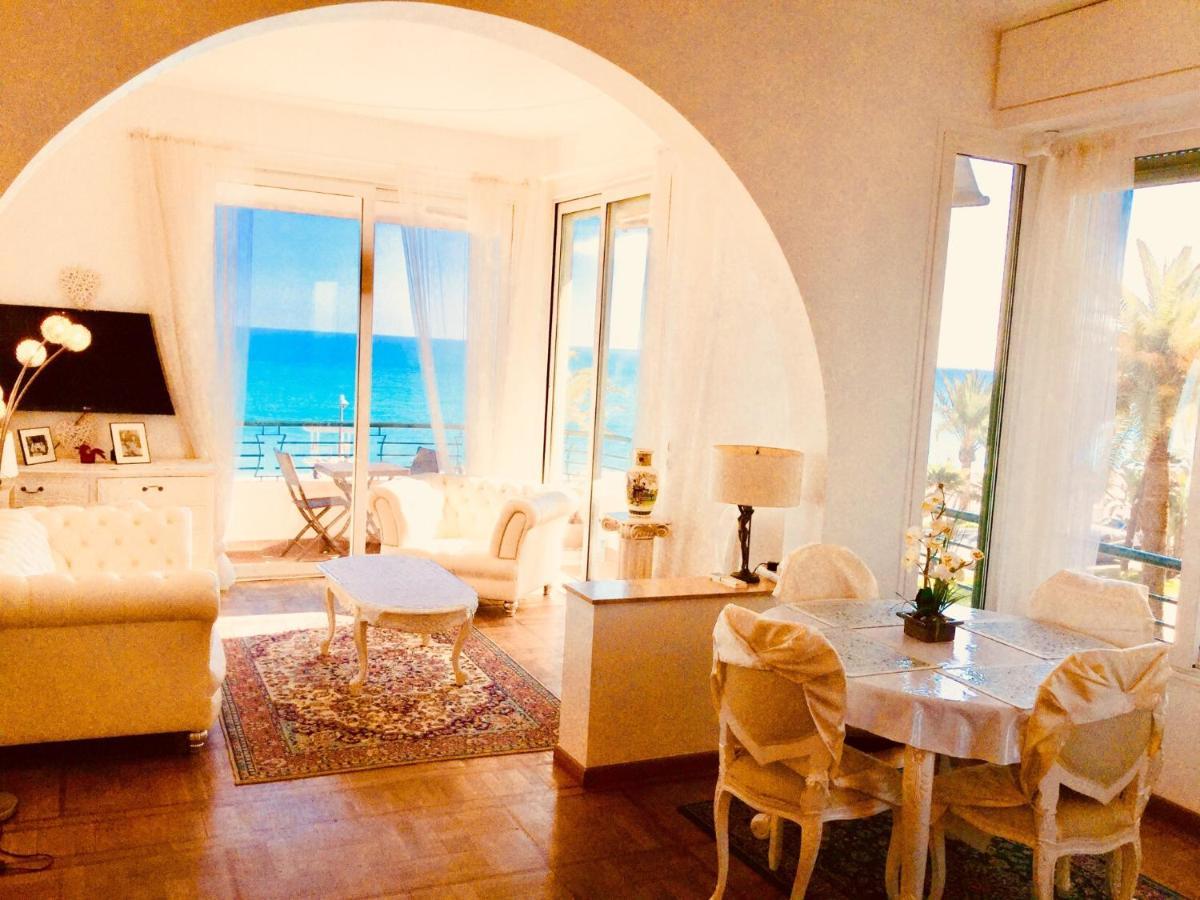 Endless Stunning Mediterranean Sea Views Promenade Des Anglais Nice Exteriér fotografie